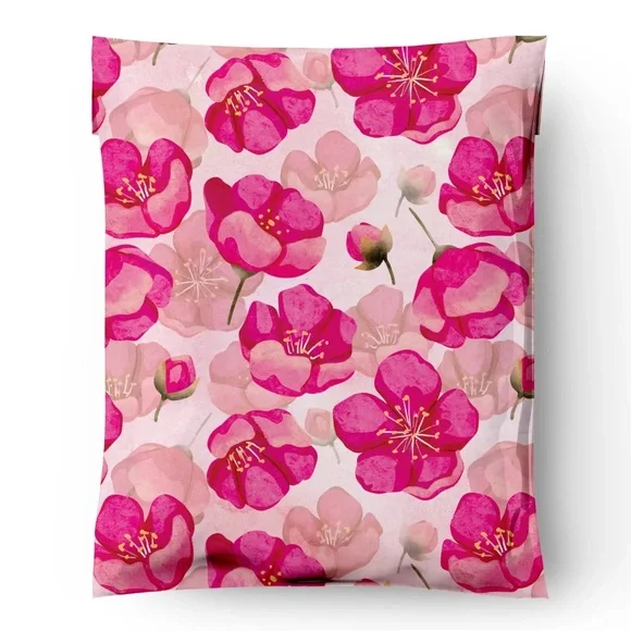 20 Pink Poppy Poly Mailers 10x13 Shipping Bags Boutique Mailing Envelopes 🌸 - Picture 4 of 5